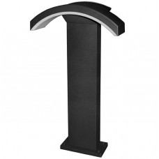 Φωτιστικό Κολωνάκι LED 10W 230V 600lm 4000K Λευκό Φως Ημέρας 50cm Αλουμινίου Μαύρο IP54 9-191861